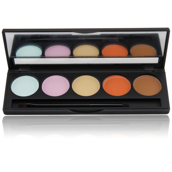 Base Primer Makeup Maquiage Pro 5 Nude Color Concealer Palette Camouflage Makeup Beautiful Portable Case