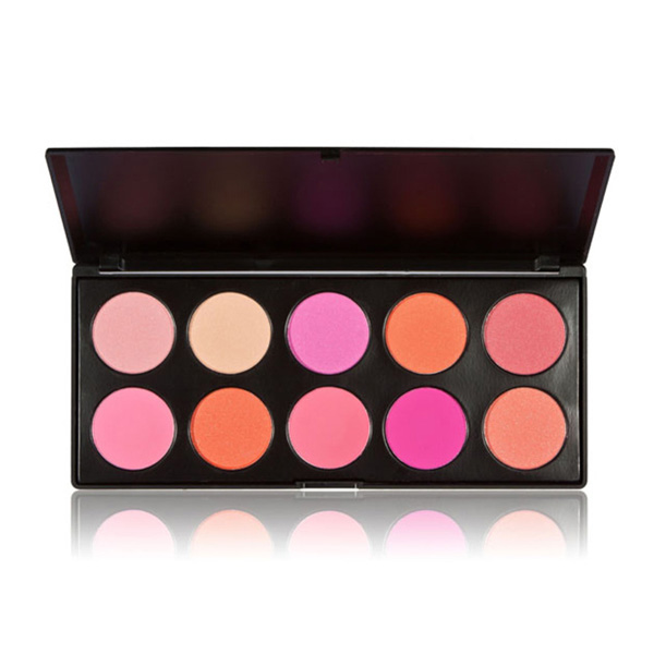 Charm 10 Color Makeup Cosmetic Blush Blusher Powder Palette Beauty Tool For Women