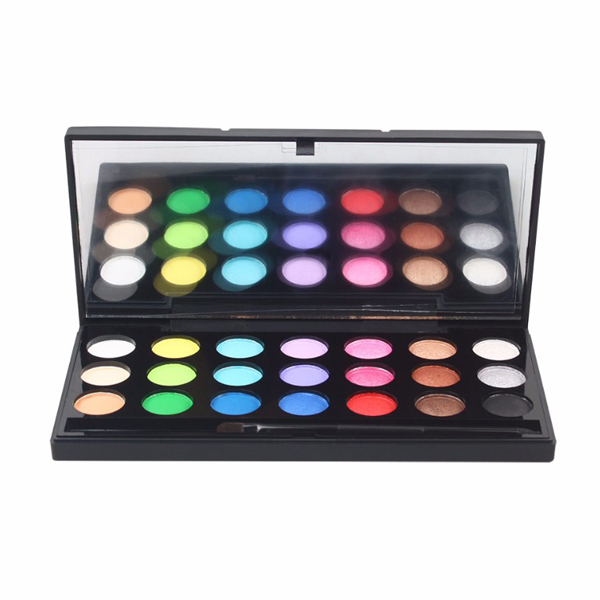 Mineral 21 Color Eyeshadow with Eyeshadow Brush